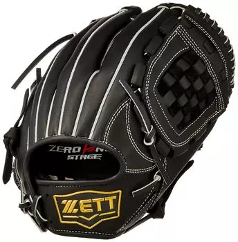 ZETT Youth Baseball Softball Glove Zero One Stage Black L BJGB71330 (Glove) All-Round Right-Hitch (1900) Size