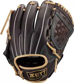 ZETT Youth Baseball Softball Glove Zero One Stage Series For Pitcher Infielder Right Thrower Brown x Pastel Brown BJGB71430Z (Glove) (3732)