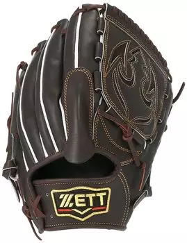 ZETT жесткая бейсбольная перчатка Prostatus для коричневого цвета 6 BPROG611 (Перчатка) Питчеры, питчер-правша, (3700) Размер