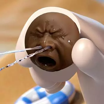 Зевающий Водяной пистолет Милый Забавный Брызгающий Выражение лица, Пластик, Идеально подходит для карманных игр в путешествиях, Добавляет юмора вашей прогулке 1pc [random Colors And Styles]