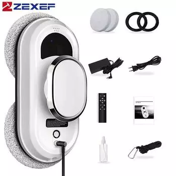 ZEXEF Window Cleaning Robot Vacuum Cleaner Robot Window Cleaner Electric Glass Limpiacristales Remote Control for Home