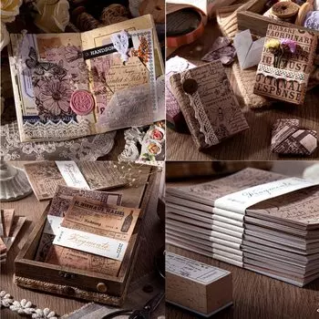 ZEZYXUFM Дизайн фонового материала 240 8 большой коллаж рука хлопья наклейка японский японский блокнот картина DIY фото наклейка винтажный материал Бумага