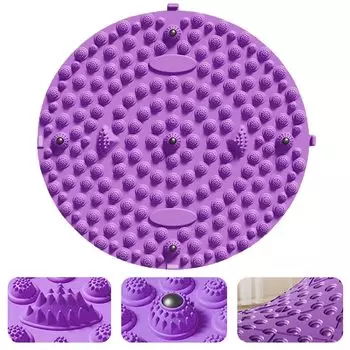 ZEZYXUFM Массажный коврик для ног Массажная подушка для ног Эргономичный дизайн Массажный коврик для релаксации ног Массажный коврик для точек давления для ног Массажный коврик для точек давления для ног фиолетовый