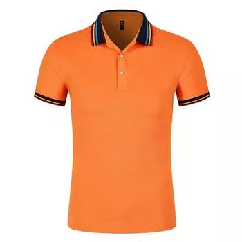 ZFD 85661 Мужская рубашка-поло из мерсеризованного шелкового хлопка с лацканами S