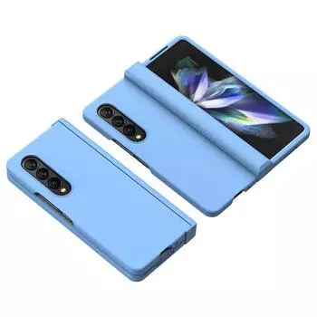Zfold4 чехол для мобильного телефона с точным вырезом для Samsung Galaxy Z Fold 4 Fold3 Fold 3 Fold4 Zfold4 с защитой от падения чехол для Samsung Fold4 for Samsung Z Fold 3 жёлтый