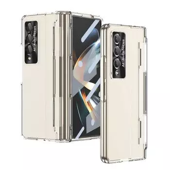 Zfold4 пленочный чехол из закаленного стекла для Samsung Galaxy Z Fold 4 Fold4 Fold3 Fold 3 Zfold3, чехол для мобильного телефона for Samsung Z Fold 3 золотой