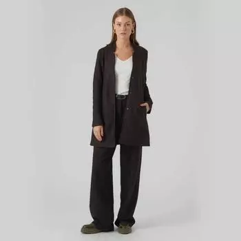 Жакет средней длины на потайных пуговицах Женский VERO MODA XS серый