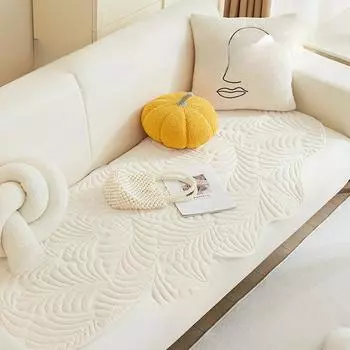Жаккардовая диванная подушка в форме синели, универсальный нескользящий чехол для дивана Four Seasons, новинка 2024 года, полотенце с высоким смыслом 70*70