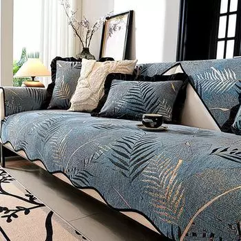 Жаккардовая подушка для дивана, универсальный нескользящий чехол для дивана из синели, домашний декор, чехол для гостиной, модный чехол для дивана 50x60 Hand towel