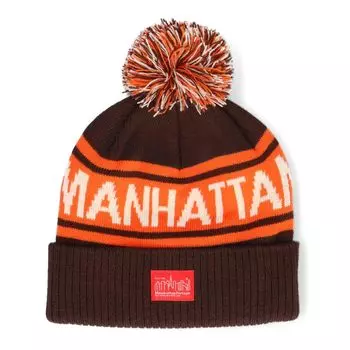 Жаккардовая трикотажная шапка Bonten Жаккардовая трикотажная шапка Bonten [Manhattan Portage] (061 Коричневый)