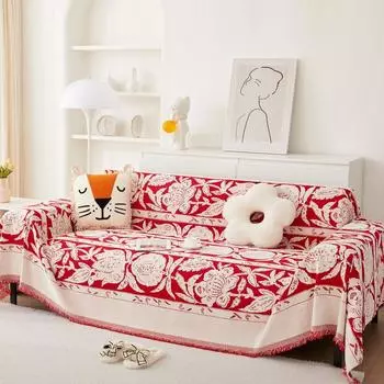 Жаккардовое полотенце для дивана из синели, чехол для дивана, полотенце, чехол для дивана «все включено», ткань для защиты от пыли, защитный чехол для дивана 180*130cm