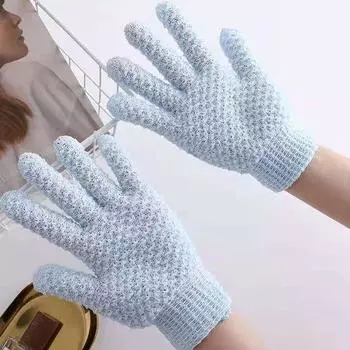 Жаккардовое полотенце для ванны Отшелушивающие перчатки Ежедневные перчатки для ванны