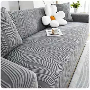 Жаккардовые бархатные чехлы для диванных подушек, универсальные чехлы для диванов на все сезоны, эластичные чехлы для диванов для гостиной, Защитные чехлы для диванов, украшения дома 1-seater 90-140cm