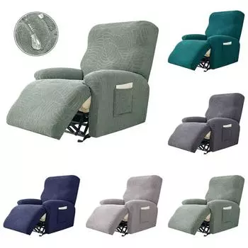 Жаккардовые чехлы для диванов с откидной спинкой, эластичная защита для дивана для ленивых мальчиков, чехол для кресла, чехол для одного дивана, защита от царапин, домашние животные