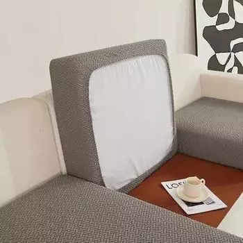 Жаккардовые чехлы на подушки для сидений дивана, эластичный чехол для кресла AirChair, чехлы для угловых диванов, чехлы для диванов, чехлы для мебели для гостиной Normal Size (S)-1pc