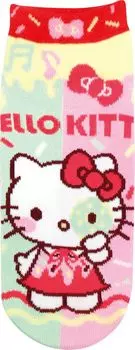 Жаккардовые носки с героями мультфильмов Sanrio Hello Kitty Donuts для взрослых и женщин JGS0809 [J s Planning] (22-24см)