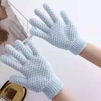 Жаккардовые перчатки для купания и ванны, полотенца для купания и ванны, отшелушивающие перчатки, ежедневные перчатки для ванной и ванны