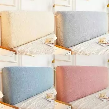 Жаккардовый эластичный чехол для изголовья кровати, мягкий чехол для изголовья кровати, чехол для изголовья кровати, защита спины, пылезащитные чехлы для гостиничной спальни For Board110-140cm S