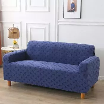 Жаккардовый чехол для дивана для гостиной, эластичный, толстый, водонепроницаемый чехол для дивана, 1/2/3/4-местный L-образный угловой чехол для дивана 1 SEAT (90-140CM)