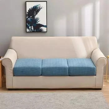 жаккардовый чехол для дивана, L-образный чехол для дивана для гостиной, комбинированный шезлонг, защита для мебели, домашний декор 1pc Normal size-1
