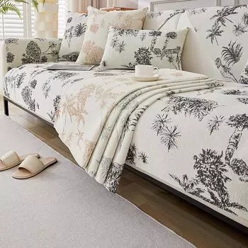 Жаккардовый чехол для дивана, роскошная подушка для дивана для гостиной, синель, Нескользящий диван, полотенце, чехол для дивана, подушка для сиденья, защитный чехол для дома 70x70cm 1pcs