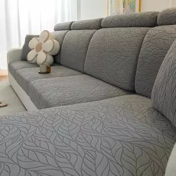 Жаккардовый чехол для подушки на сиденье дивана, защита для мебели, чехлы для диванов для гостиной, моющиеся эластичные чехлы для диванов, чехлы для диванов Backrest Cover S красный