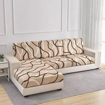 Жаккардовый чехол на подушку для дивана 1/2/3/4/L ПК, устойчивый к царапинам для домашних животных, всесезонный универсальный чехол для дивана с защитой от грязи, легко установить 1 seater cover