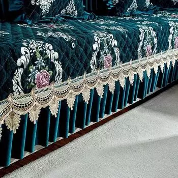 Жаккардовый коврик для дивана из синели, модный ретро-свет, роскошная кружевная подушка для сиденья, удобный мягкий домашний декор для гостиной, чехол для дивана 70x70cm 1pcs