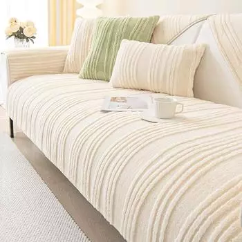 Жаккардовый кролик, кашемировая подушка для дивана, зимняя утолщенная флисовая кожа, чехол для дивана, тканевый нескользящий чехол 70*70cm