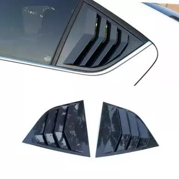 Жалюзи заднего окна, вентиляционная крышка, накладка для Skoda Octavia MK3 5E 2018, аксессуары Gloss Black