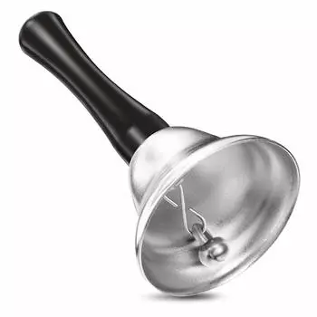 Жэнь Хэ Колокольчик Дверной звонок Обеденный звонок Настольный звонок Джекпот Лотерея Лотерея Выигрыш в лотерее серебряный