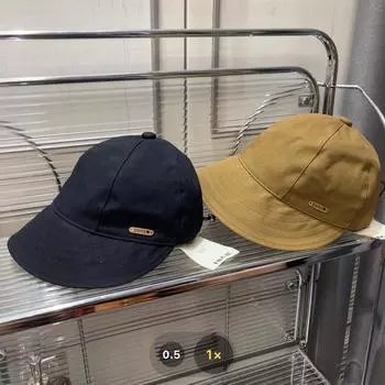 Zhao Ruth cap spring new sunshade fisherman hat children versatile casual sunscreen cap M56-58cm чёрный