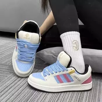 Zhao Ruth s niche original high-value dopamine style versatile trendy autumn new sports and leisure thick baseplate shoes 35