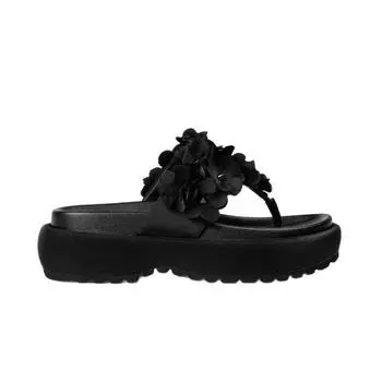 Zhao Zhaoyi slippers women s summer outer wear new summer women s shoes toe heightened thick-soled flip-flops sandals 35