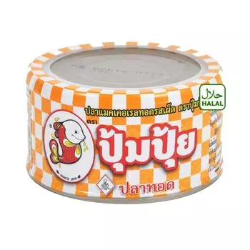 Жареная скумбрия Pumpui с пряным вкусом 90 г. х 1 / 3 / 6 шт - Тайский вкус, Сделано в Таиланде 90 g.