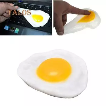 Жареное яйцо, имитация еды, детская игровая игрушка, антистресс, облегчение тревоги, декор автомобиля, игрушки для всех возрастов