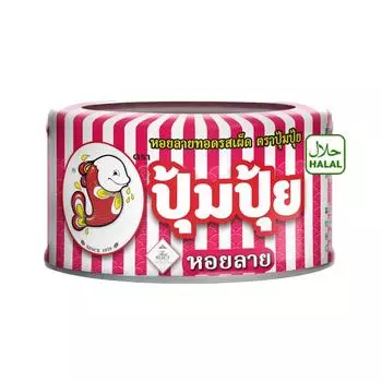 Жареные моллюски Pumpui с пряным вкусом 70 г. х 1 / 3 / 6 шт - Тайский вкус, Сделано в Таиланде 40 g.