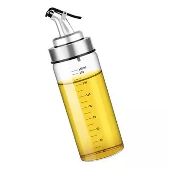 Жаропрочная стеклянная бутылка для масла для кухни, герметичная и большой вместимости, диспенсер для жидкости для соевого соуса и уксуса C