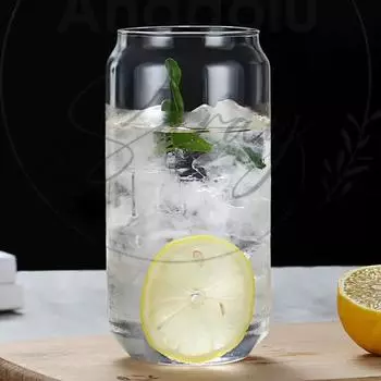 Жаропрочное боросиликатное стекло. Кола может придавать форму стеклу с помощью соломинки | Кофейная и презентационная чашка - 1 шт.