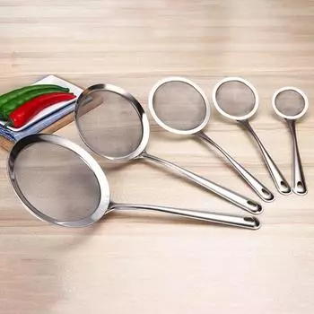 Жаропрочный дуршлаг Yousheng с антипригарным покрытием, эргономичный дизайн, шумовка, ложка, кухонные принадлежности 8 cm