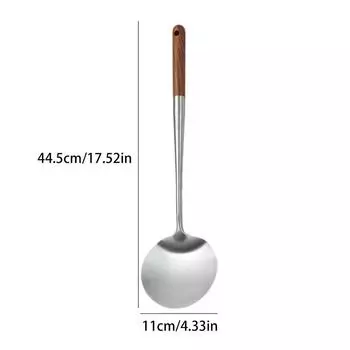 Жаропрочный шпатель из нержавеющей стали с антипригарным покрытием, кухонная лопатка из нержавеющей стали для дома для приготовления пищи S