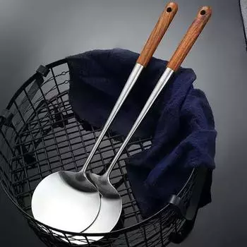 Жаропрочный шпатель из нержавеющей стали с антипригарным покрытием, кухонная лопатка из нержавеющей стали для дома для приготовления пищи S