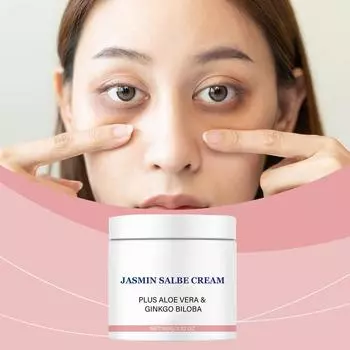 Жасминовая мазь, крем для глаз с жасмином осветляет темные круги, а коллагеновый крем для глаз уменьшает мелкие морщины, 100 г One Size