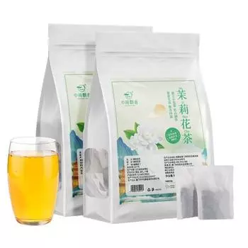 Жасминовый чай, холодный чай, зеленый мандариновый чай, черный улун пуэр Jasmine tea 1 bag