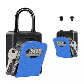ZHEGE Key Outdoor Key Storage 4 Dial Японская инструкция PIN-код типа Ключ Большая емкость Коробка, Коробка, Навесной замок, Цифры, Тип, Руководство, Коробка,
