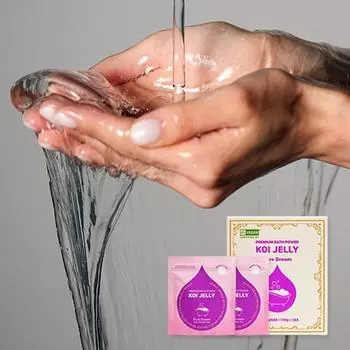 Желе-гель для ванны Slime Bath Play Couple Bath Gel Hocance-Koiselly 1BOX, Pure Dream (прозрачный), 1 шт., 200 г