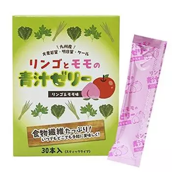 Желе из зеленого сока яблок и персиков