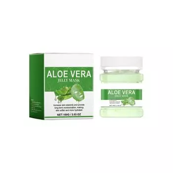 Желе-маска для лица Желе-маска с алоэ Уход за кожей лица Желе-маска-порошок Натуральный гель Увлажняющая маска Алоэ белый