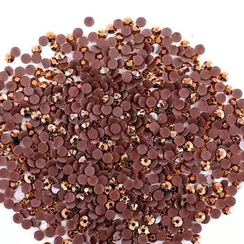 Желе смола плоское дно алмаз Diy нейл-арт алмаз головной убор аксессуары игрушка мобильный телефон чехол наклейка алмаз 6Mm 1000/50g бронзовый