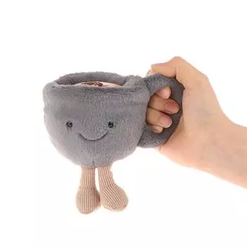 Желейная плюшевая кошка, забавная кофейная чашка, милая плюшевая игрушка, успокаивающая плюшевая кукла, сюрприз, плюшевая кукла, милый рюкзак, плюшевая подвеска, игрушка onesize